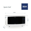 MICROONDAS BGH B120DB9-10