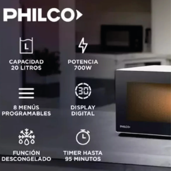 MICROONDAS PHILCO MPHAW20UAP-10